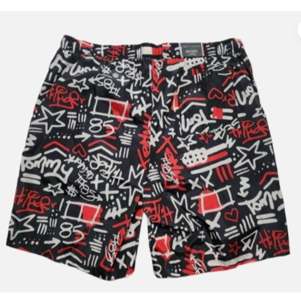 Tommy Hilfiger Men's Swim Trunks Lined Drawstring Pockets Size XXL